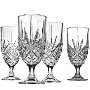 Godinger Dublin Collection Iced Beverage Glasses Set of Four